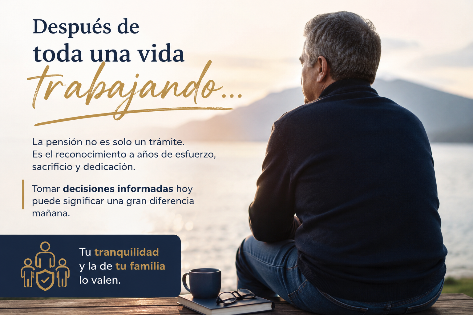 Después de toda una vida trabajando…